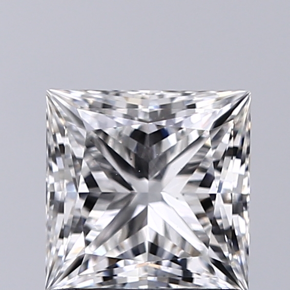 1.01 Carat E-VS2 Ideal Princess Diamond