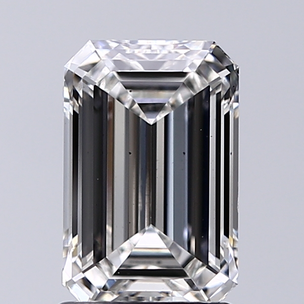 1.50 Carat F-VS2 Ideal Emerald Diamond