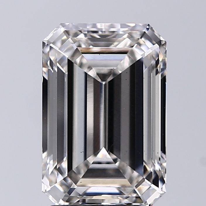 2.92 Carat H-VS2 Ideal Emerald Diamond