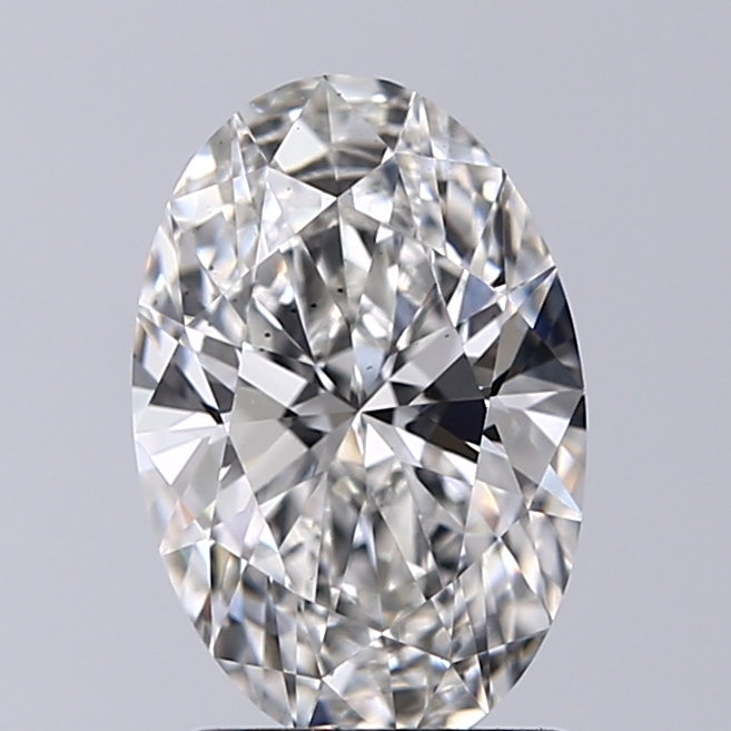 1.53 Carat G-VS2 Ideal Oval Diamond