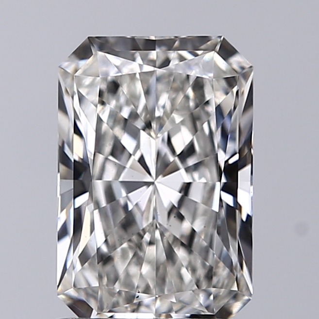 1.57 Carat G-VS2 Ideal Radiant Diamond
