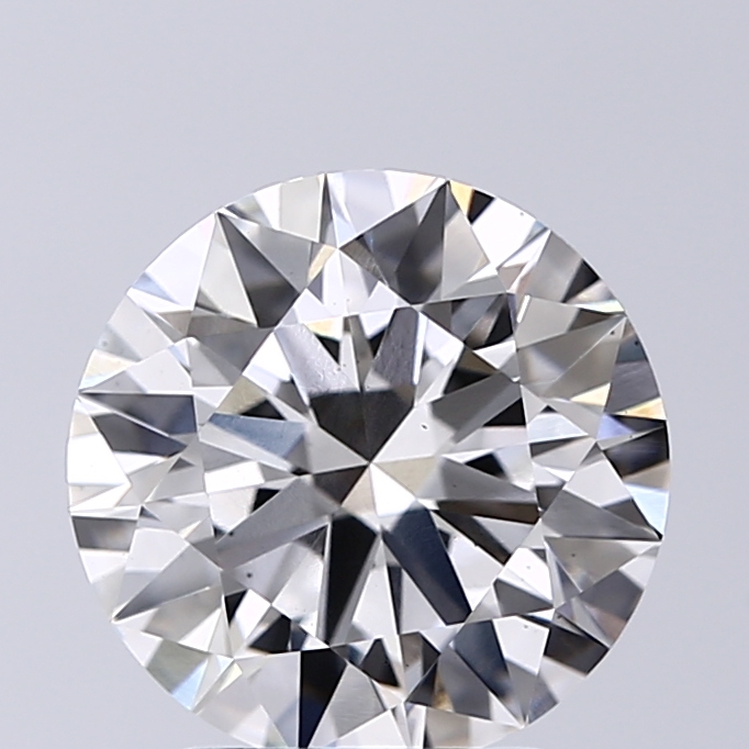 2.55 Carat G-VS2 Ideal Round Diamond