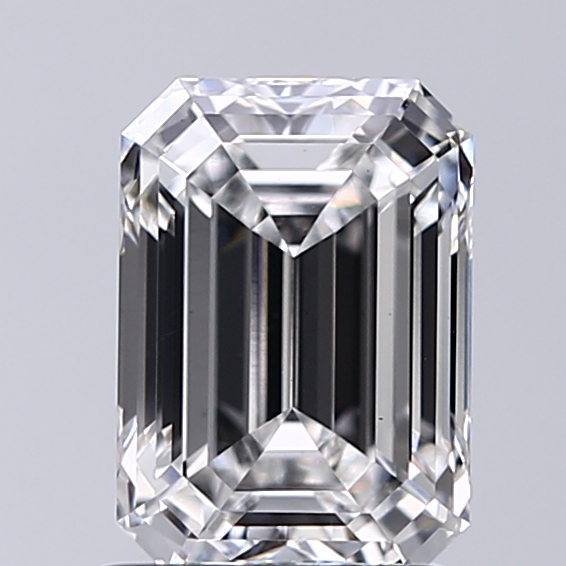 1.50 Carat D-VS1 Ideal Emerald Diamond