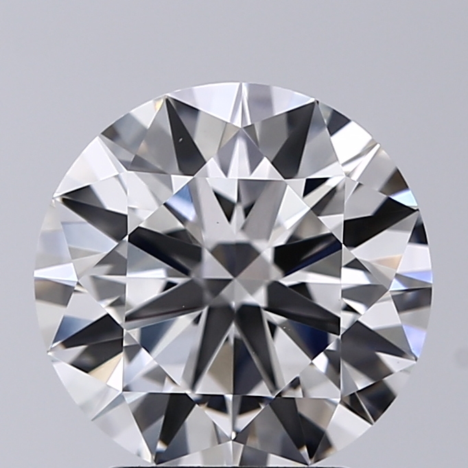 2.50 Carat F-VVS2 Excellent Round Diamond