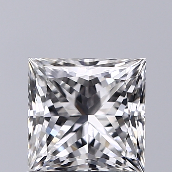 1.04 Carat F-VS2 Ideal Princess Diamond