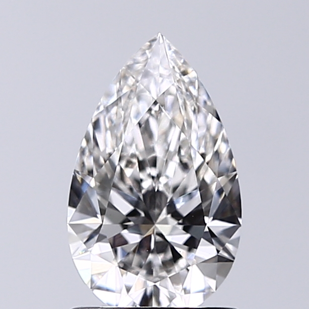 1.05 Carat F-VS1 Ideal Pear Diamond