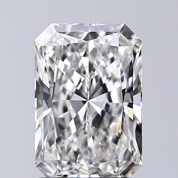 1.50 Carat F-VS2 Ideal Radiant Diamond