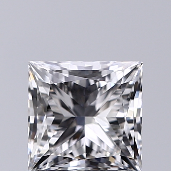 1.00 Carat E-VS1 Ideal Princess Diamond
