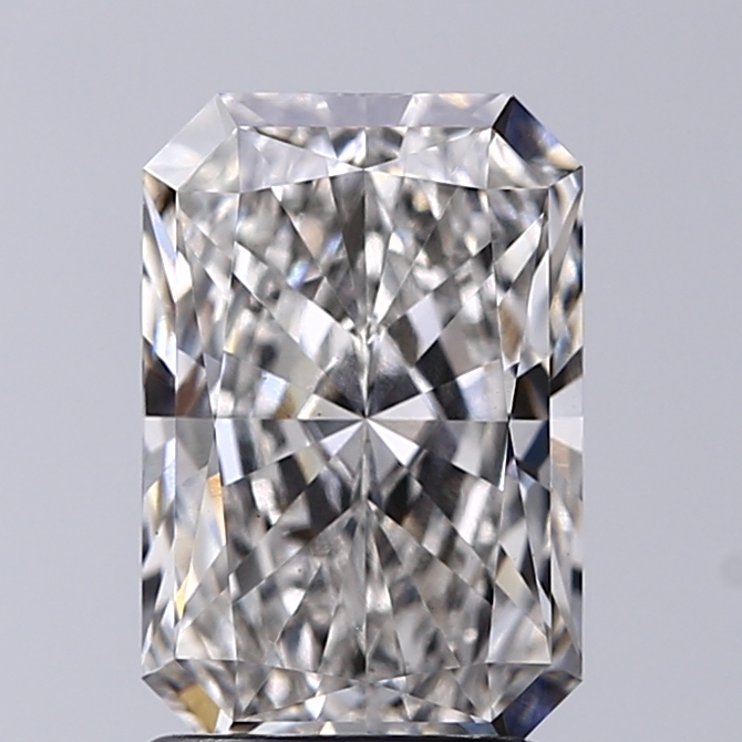 2.05 Carat H-VS1 Ideal Radiant Diamond