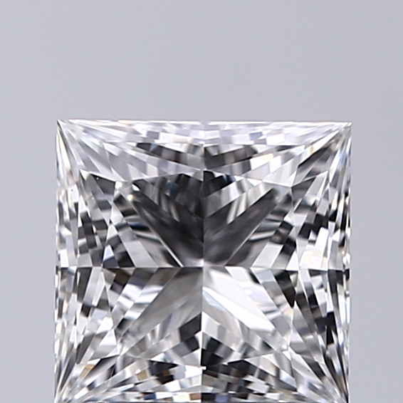 1.22 Carat E-VVS2 Ideal Princess Diamond