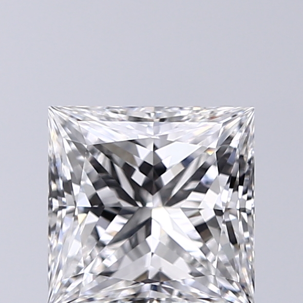 1.50 Carat D-VVS2 Ideal Princess Diamond
