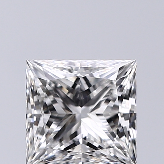 1.00 Carat F-VVS2 Ideal Princess Diamond