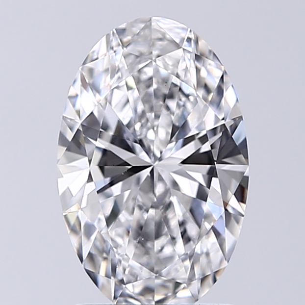 1.50 Carat D-VS1 Ideal Oval Diamond