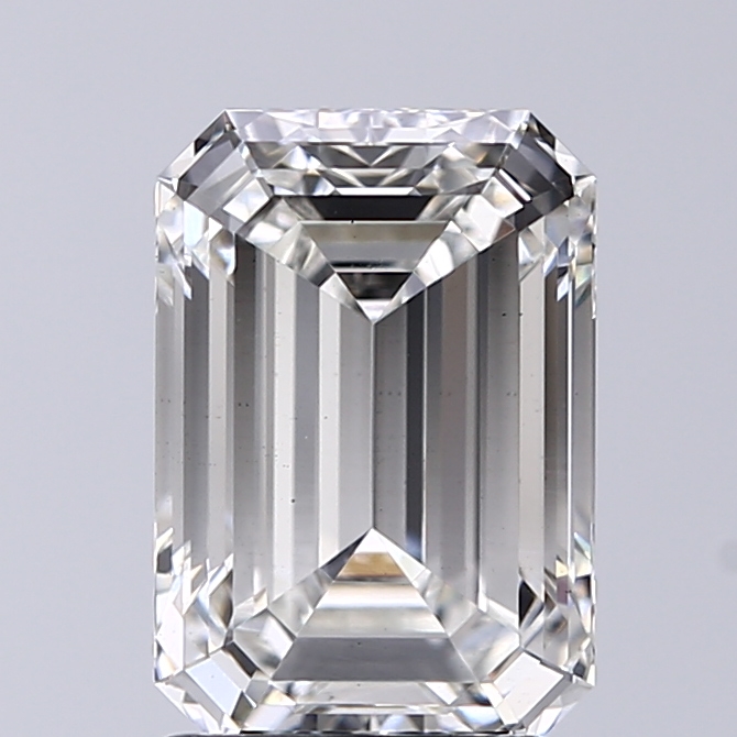 2.10 Carat G-VS2 Ideal Emerald Diamond