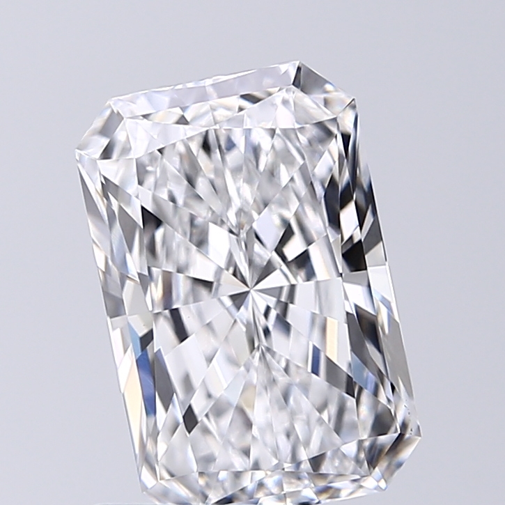 2.50 Carat D-VS1 Ideal Radiant Diamond