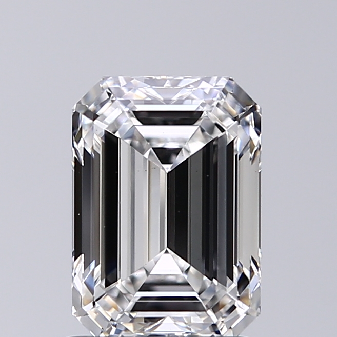 1.50 Carat E-VS1 Ideal Emerald Diamond