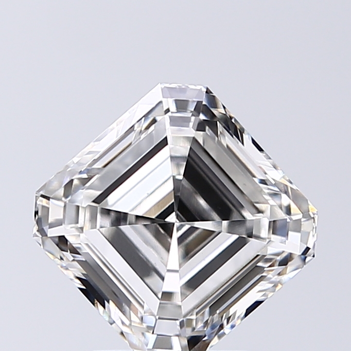 2.07 Carat F-VS1 Ideal Asscher Diamond
