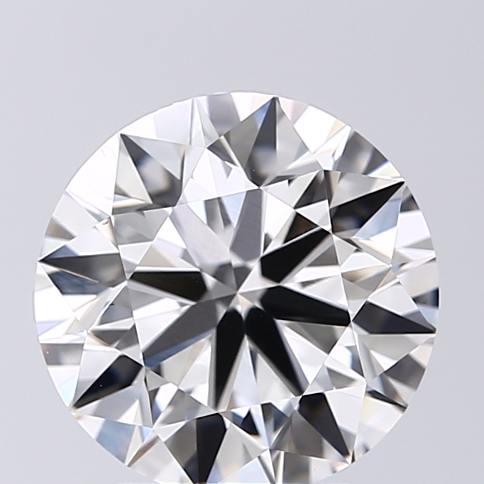 2.81 Carat F-VS1 Excellent Round Diamond