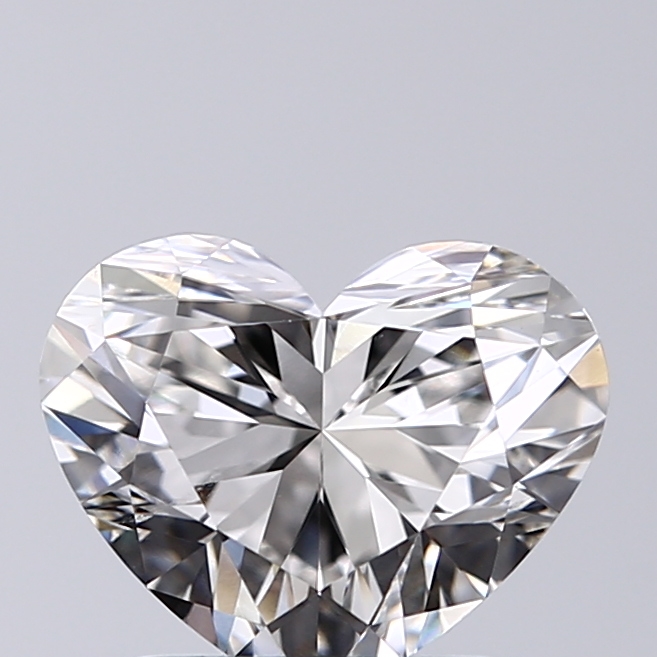 1.50 Carat G-VVS2 Ideal Heart Diamond