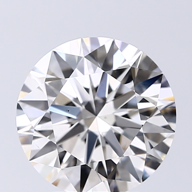 3.07 Carat G-VS2 Ideal Round Diamond