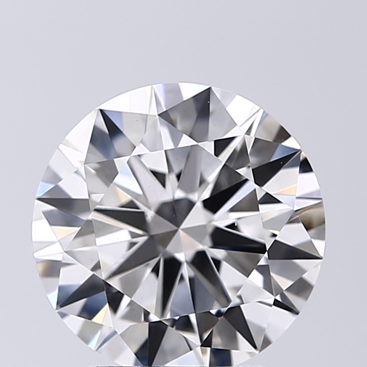 2.50 Carat F-VS2 Excellent Round Diamond