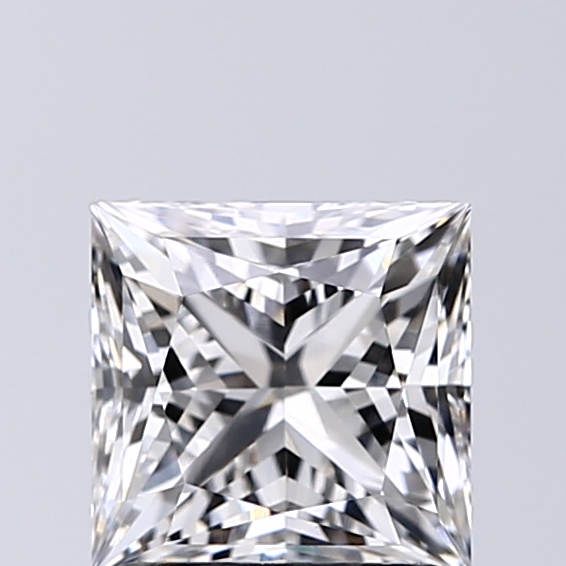 1.50 Carat G-VVS2 Ideal Princess Diamond