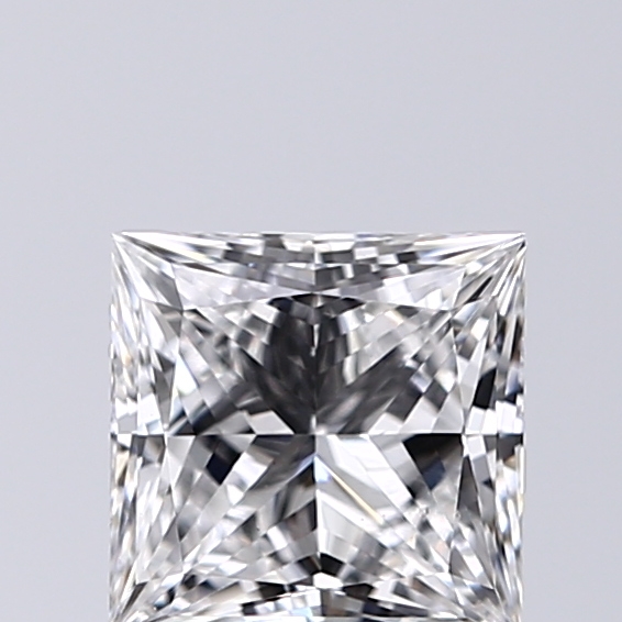 1.00 Carat D-VS2 Ideal Princess Diamond