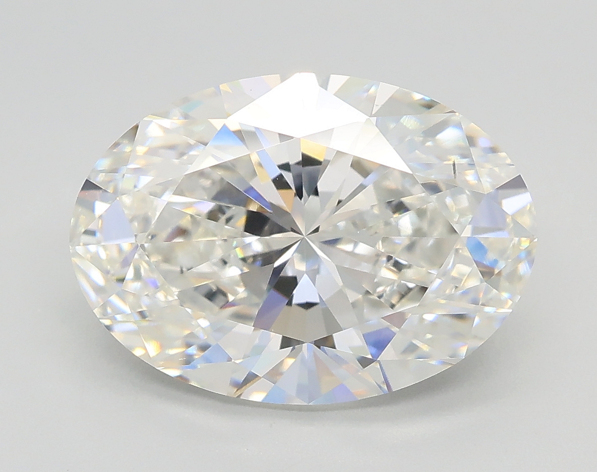 4 carat f VS2 EX Cut IGI oval diamond