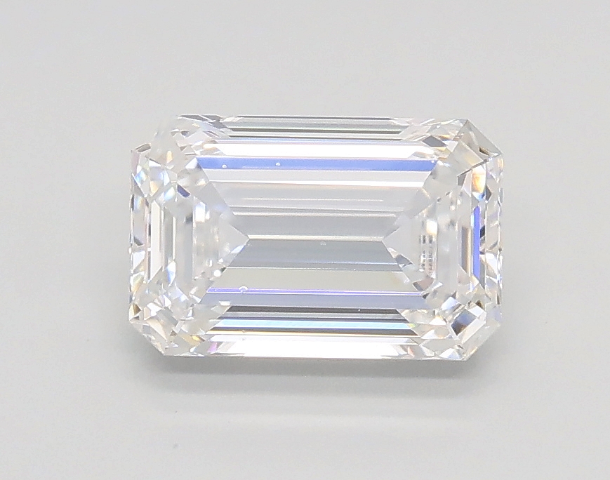 1.05 carat f VVS2 EX Cut IGI emerald diamond